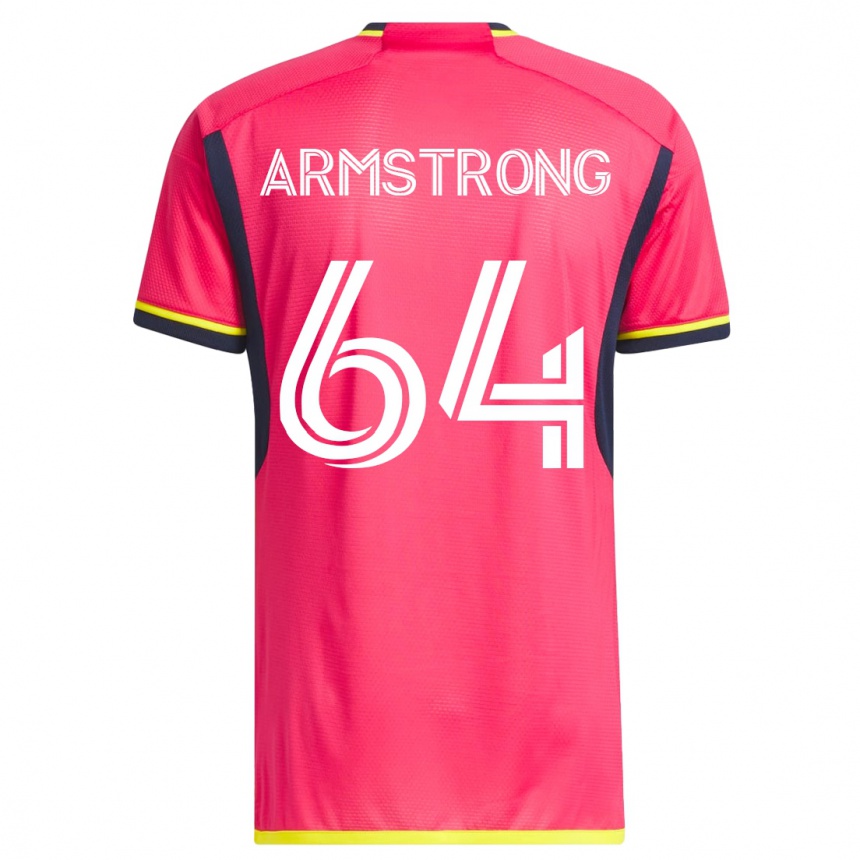 Moteriškas Dida Armstrong #64 Rožinis Namų Marškinėliai 2023/24 T-Shirt