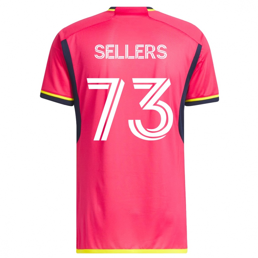 Moteriškas Braydon Sellers #73 Rožinis Namų Marškinėliai 2023/24 T-Shirt