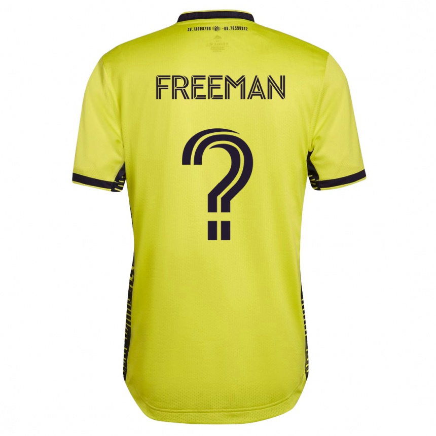 Moteriškas Tyler Freeman #0 Geltona Namų Marškinėliai 2023/24 T-Shirt