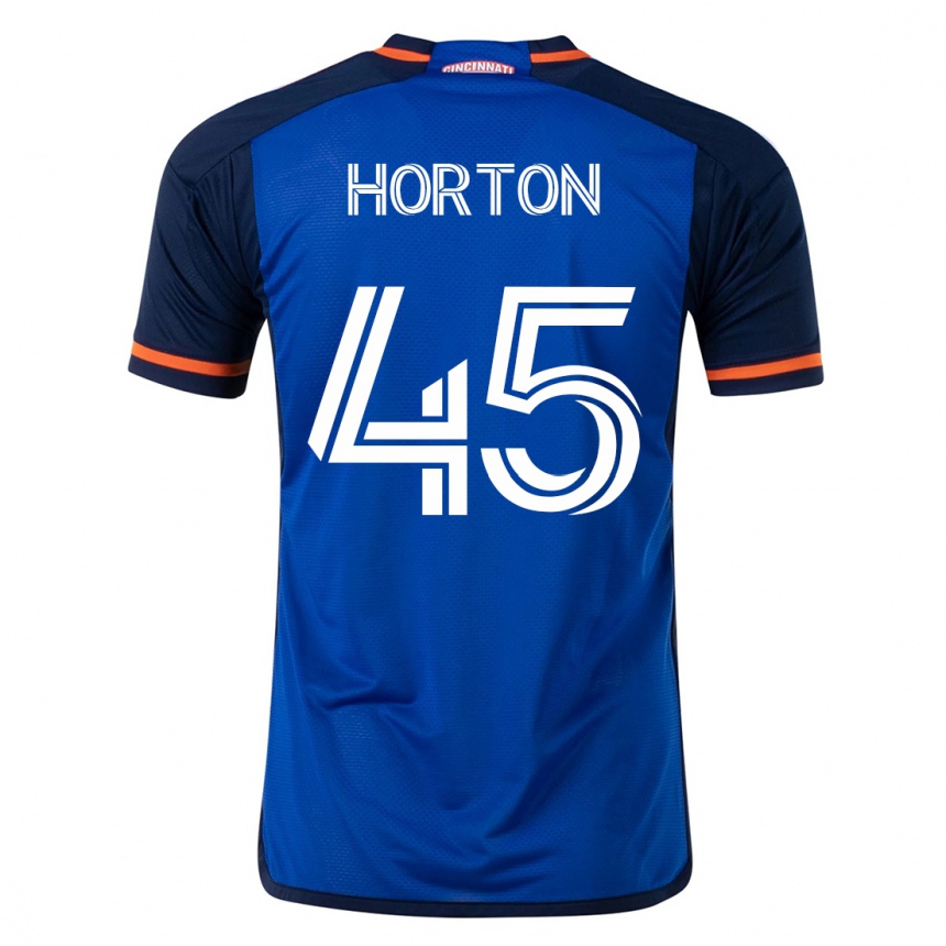 Moteriškas Philip Horton #45 Mėlyna Namų Marškinėliai 2023/24 T-Shirt