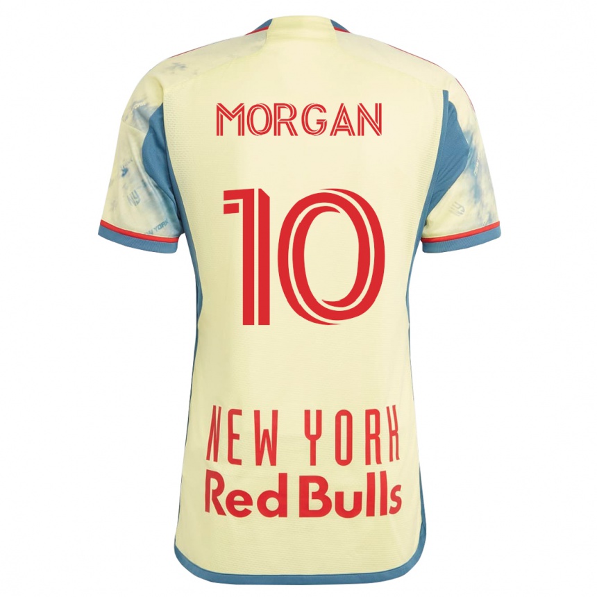 Moteriškas Lewis Morgan #10 Geltona Namų Marškinėliai 2023/24 T-Shirt