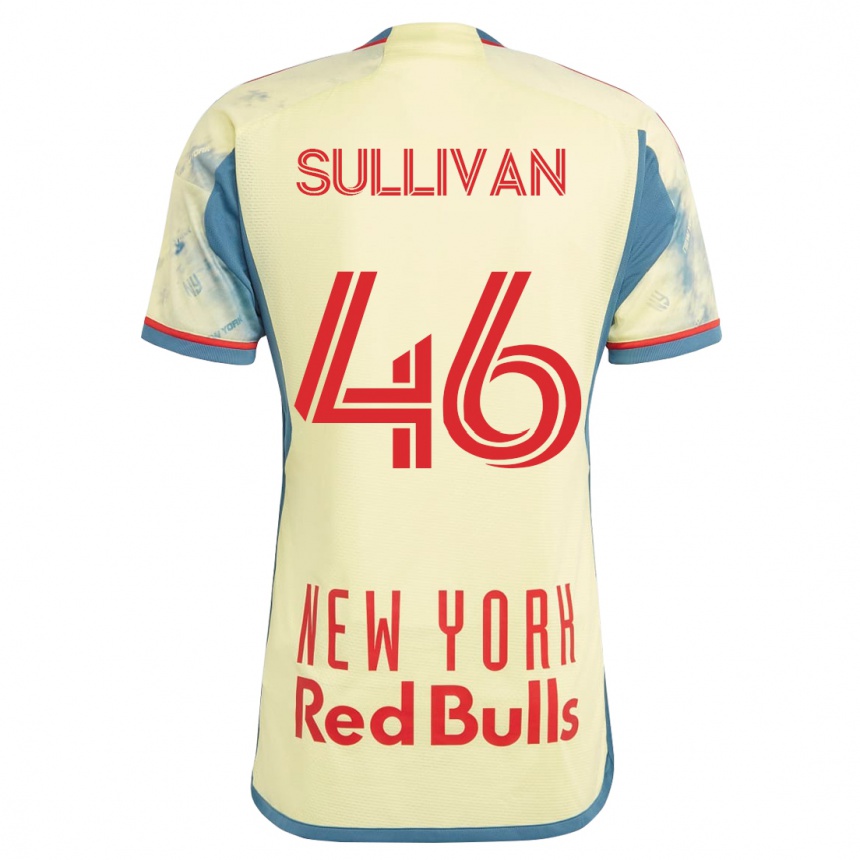 Moteriškas Dylan Sullivan #46 Geltona Namų Marškinėliai 2023/24 T-Shirt