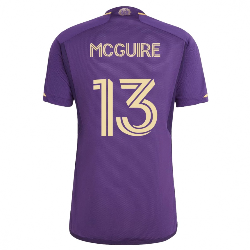 Moteriškas Duncan Mcguire #13 Violetinė Namų Marškinėliai 2023/24 T-Shirt