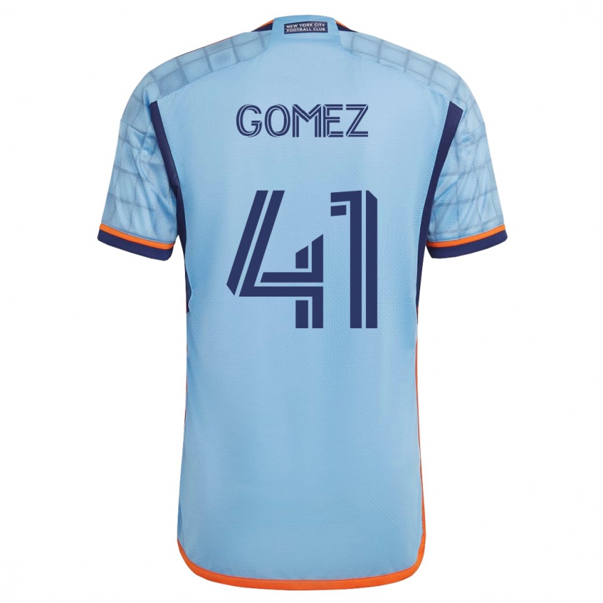 Moteriškas Julián Gómez #41 Mėlyna Namų Marškinėliai 2023/24 T-Shirt