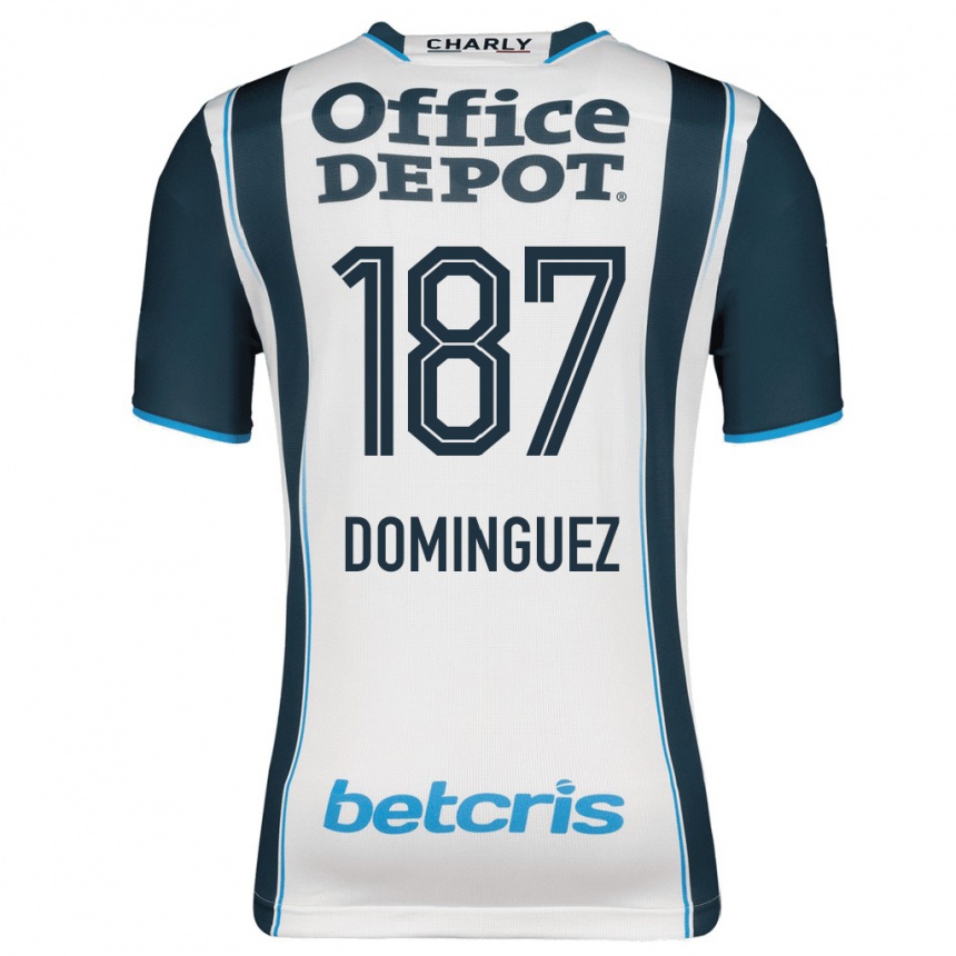 Moteriškas Alexéi Domínguez #187 Karinis Jūrų Laivynas Namų Marškinėliai 2023/24 T-Shirt