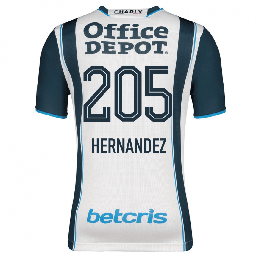 Moteriškas Sergio Hernández #205 Karinis Jūrų Laivynas Namų Marškinėliai 2023/24 T-Shirt