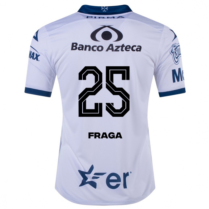 Moteriškas Miguel Fraga #25 Baltas Namų Marškinėliai 2023/24 T-Shirt