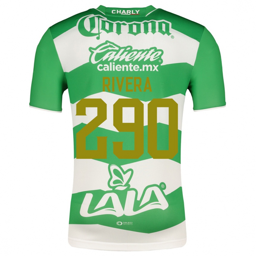 Moteriškas Ángel Rivera #290 Žalias Namų Marškinėliai 2023/24 T-Shirt