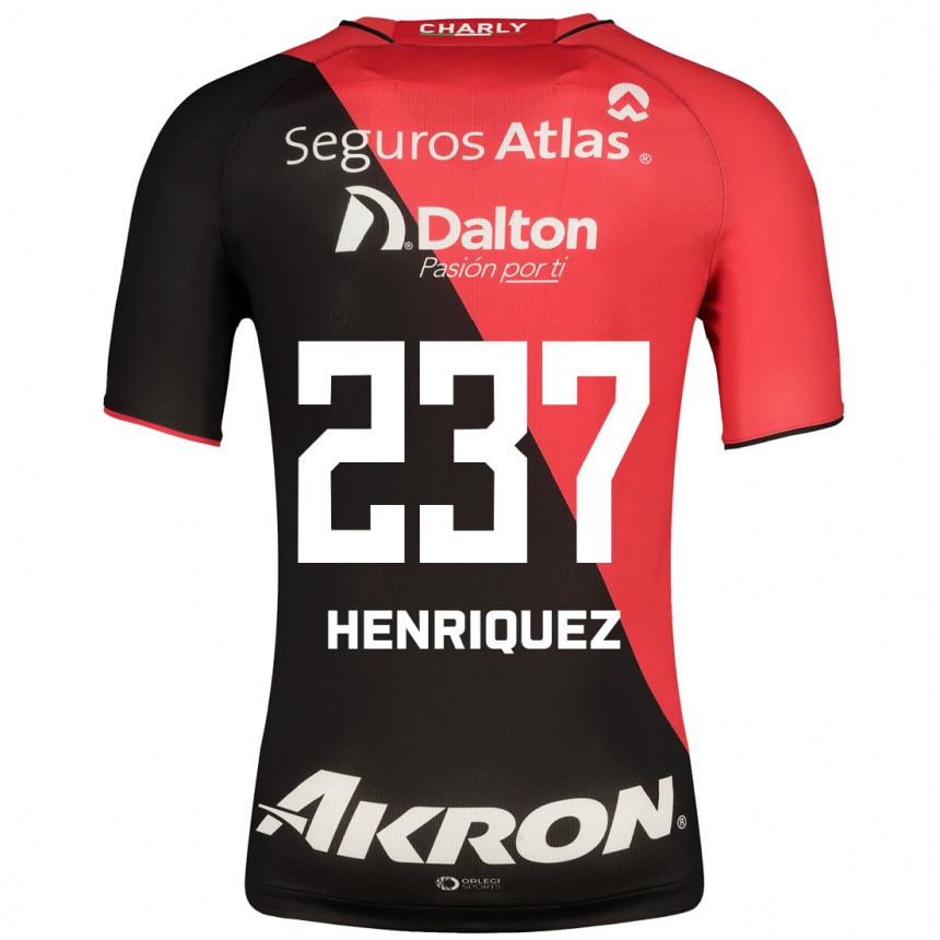 Moteriškas Carlos Henríquez #237 Juoda Namų Marškinėliai 2023/24 T-Shirt