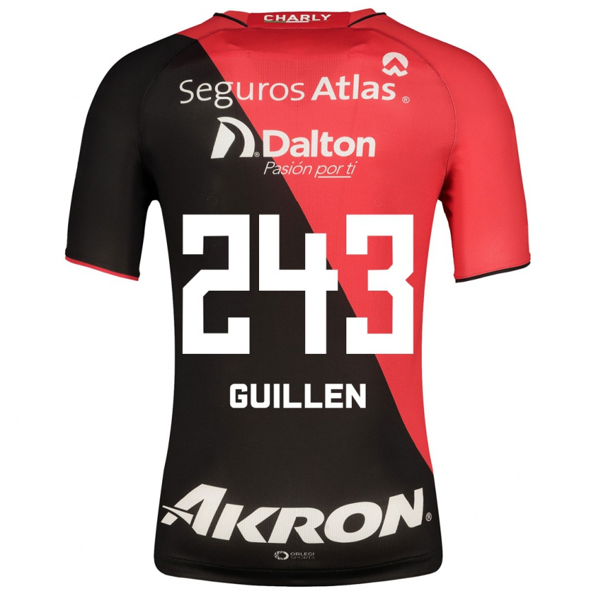Moteriškas Jesús Guillén #243 Juoda Namų Marškinėliai 2023/24 T-Shirt