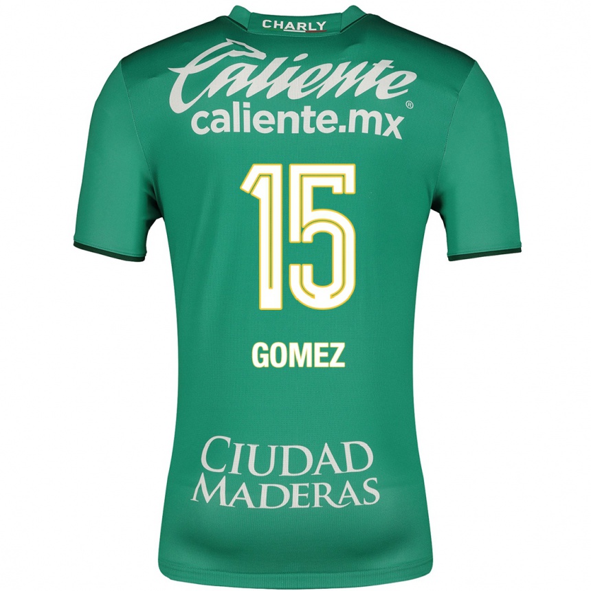 Moteriškas Paulina Gómez #15 Žalias Namų Marškinėliai 2023/24 T-Shirt