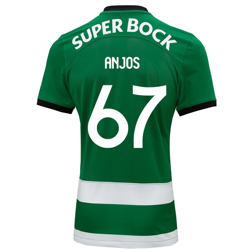 Moteriškas Lucas Anjos #67 Žalias Namų Marškinėliai 2023/24 T-Shirt