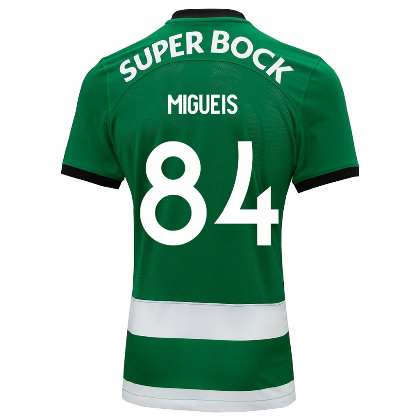 Moteriškas Pedro Miguéis #84 Žalias Namų Marškinėliai 2023/24 T-Shirt