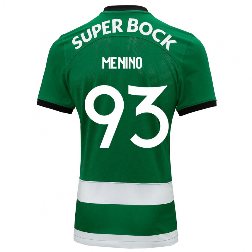 Moteriškas Miguel Menino #93 Žalias Namų Marškinėliai 2023/24 T-Shirt