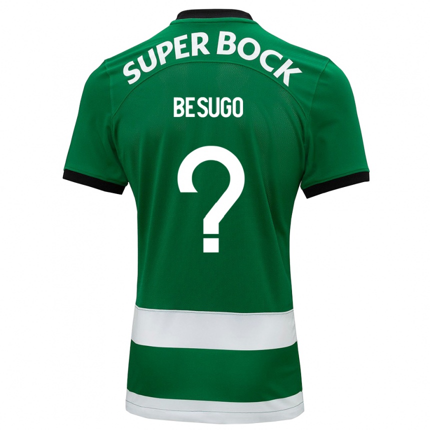 Moteriškas Rafael Besugo #0 Žalias Namų Marškinėliai 2023/24 T-Shirt