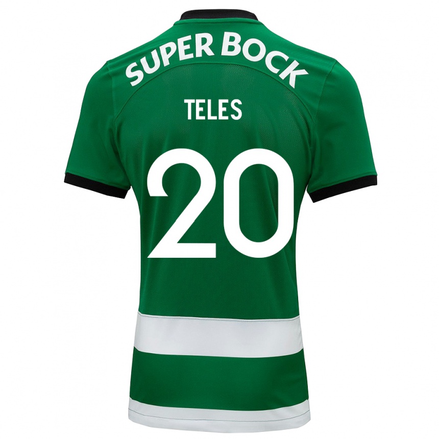 Moteriškas Ana Isabel Teles #20 Žalias Namų Marškinėliai 2023/24 T-Shirt