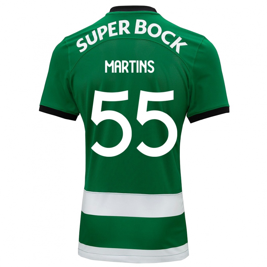 Moteriškas Carolina Martins #55 Žalias Namų Marškinėliai 2023/24 T-Shirt