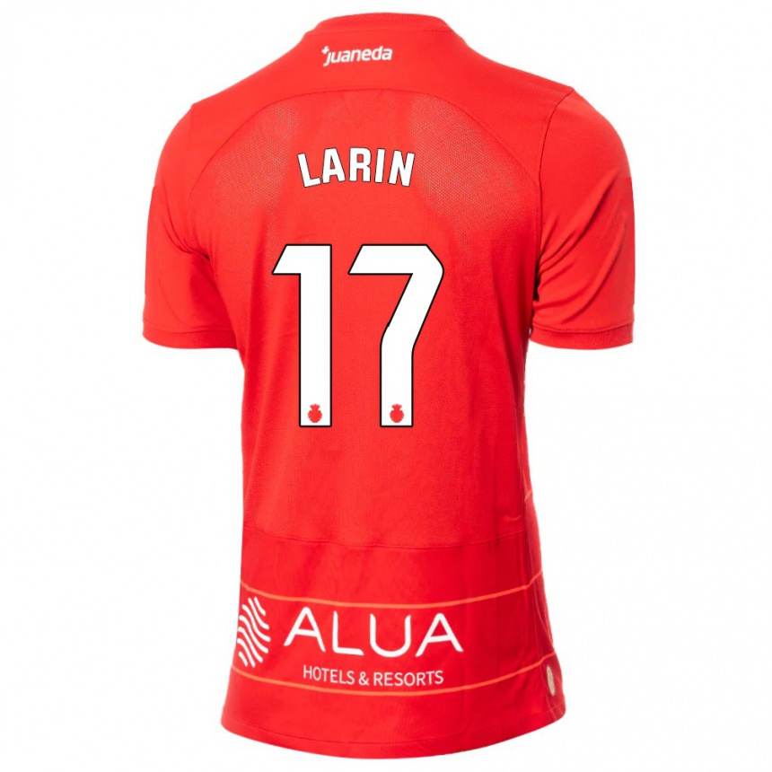 Moteriškas Cyle Larin #17 Raudona Namų Marškinėliai 2023/24 T-Shirt