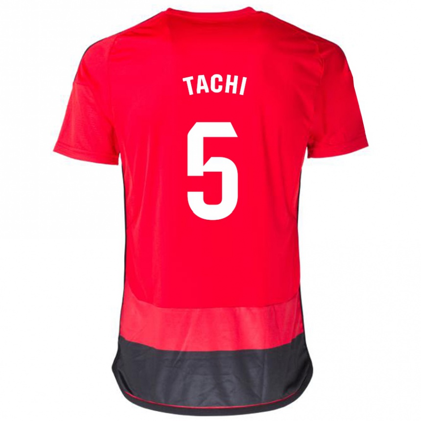 Moteriškas Tachi #5 Raudona Juoda Namų Marškinėliai 2023/24 T-Shirt