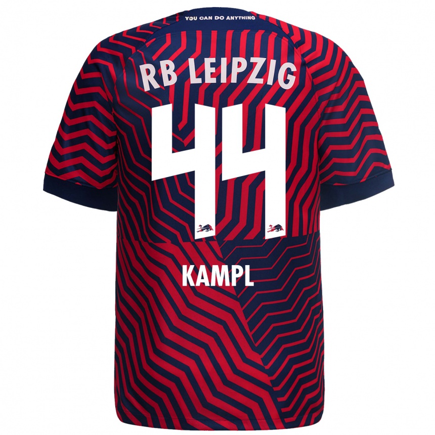 Moteriškas Kevin Kampl #44 Mėlyna Raudona Išvykos Marškinėliai 2023/24 T-Shirt