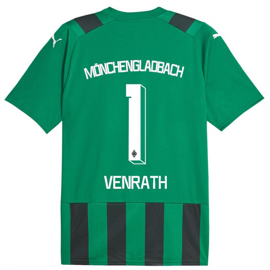 Moteriškas Lisa Venrath #1 Juoda Žalia Išvykos Marškinėliai 2023/24 T-Shirt
