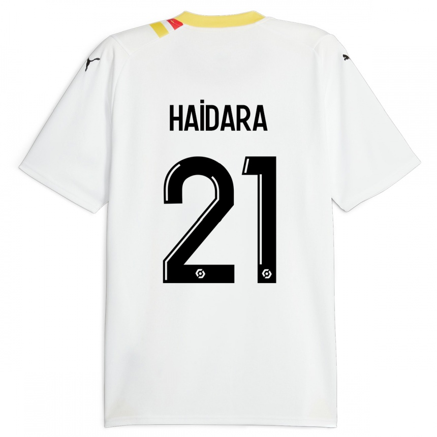 Moteriškas Massadio Haidara #21 Juoda Išvykos Marškinėliai 2023/24 T-Shirt