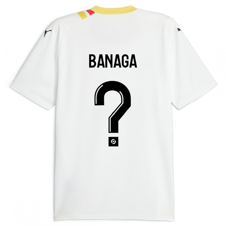 Moteriškas Mathéssendé Baud Banaga #0 Juoda Išvykos Marškinėliai 2023/24 T-Shirt