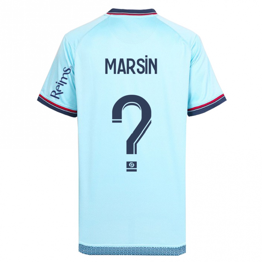 Moteriškas Antonin Marsin #0 Dangaus Mėlynumo Išvykos Marškinėliai 2023/24 T-Shirt