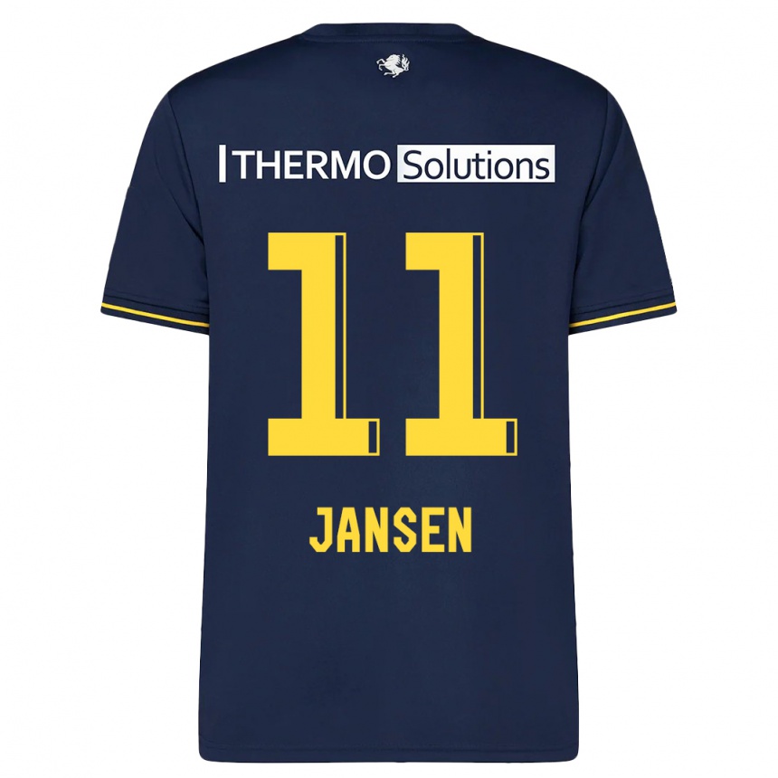 Moteriškas Renate Jansen #11 Karinis Jūrų Laivynas Išvykos Marškinėliai 2023/24 T-Shirt