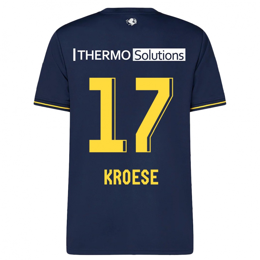 Moteriškas Fieke Kroese #17 Karinis Jūrų Laivynas Išvykos Marškinėliai 2023/24 T-Shirt
