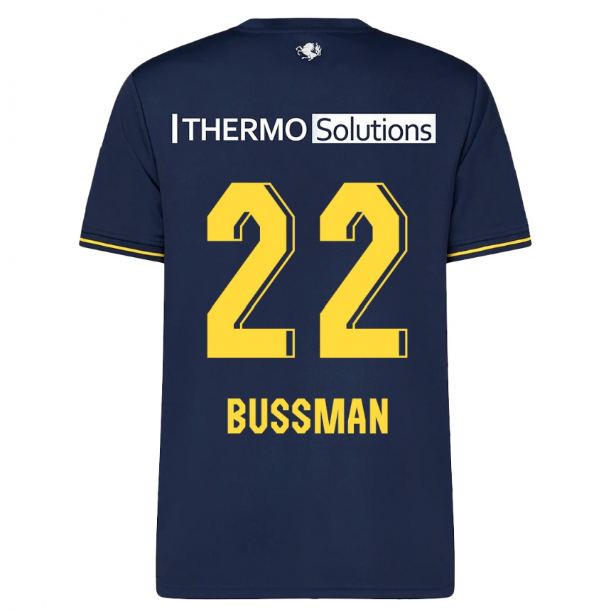 Moteriškas Fiene Bussman #22 Karinis Jūrų Laivynas Išvykos Marškinėliai 2023/24 T-Shirt