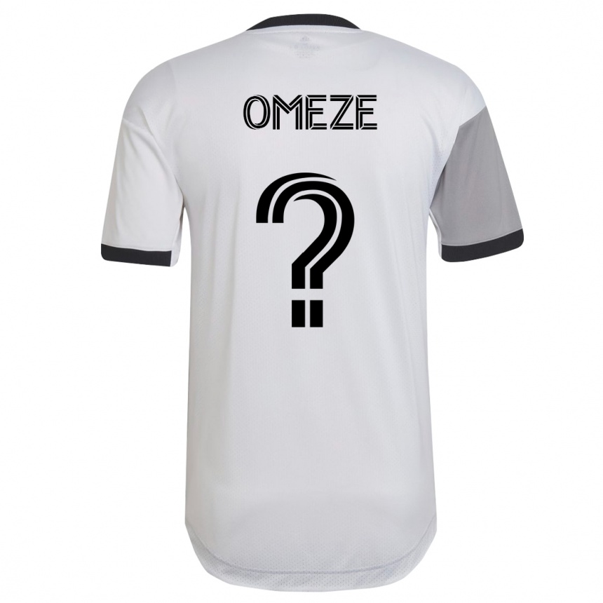 Moteriškas Chimere Omeze #0 Baltas Išvykos Marškinėliai 2023/24 T-Shirt
