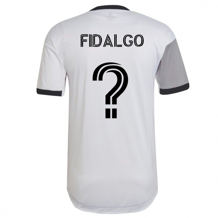 Moteriškas James Fidalgo #0 Baltas Išvykos Marškinėliai 2023/24 T-Shirt