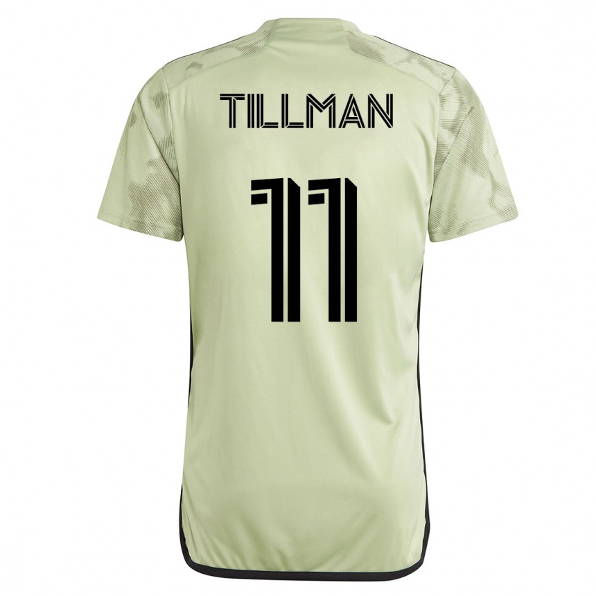 Moteriškas Timothy Tillman #11 Žalias Išvykos Marškinėliai 2023/24 T-Shirt