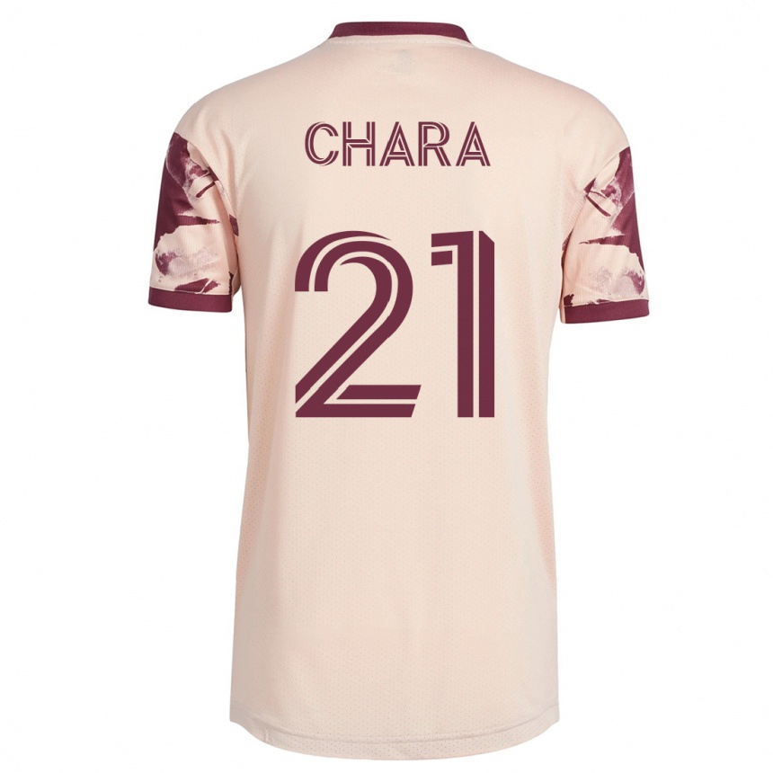 Moteriškas Diego Chará #21 Beveik Baltas Išvykos Marškinėliai 2023/24 T-Shirt
