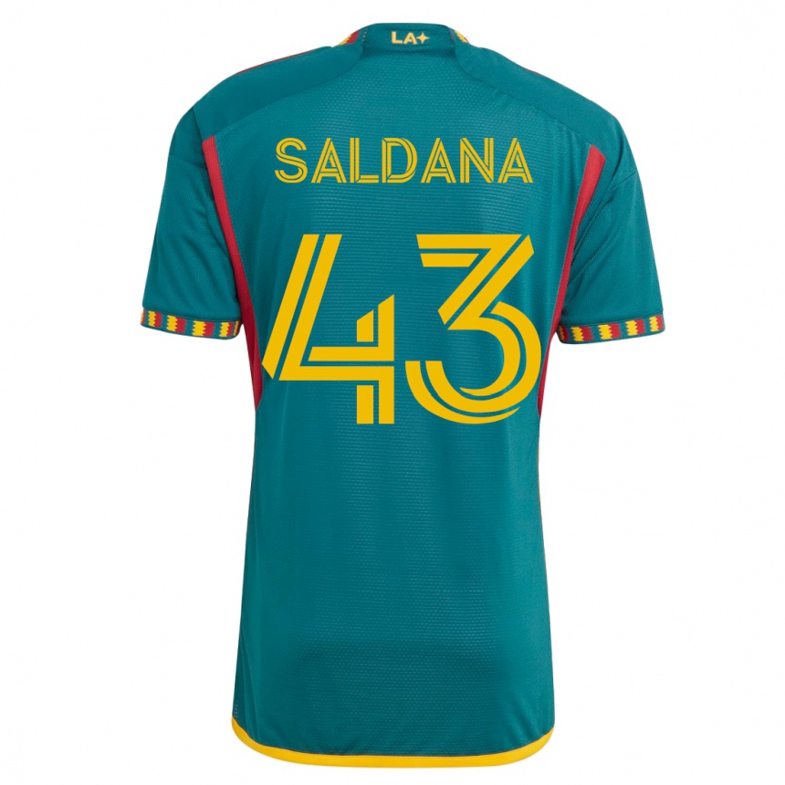 Moteriškas Adam Saldaña #43 Žalias Išvykos Marškinėliai 2023/24 T-Shirt