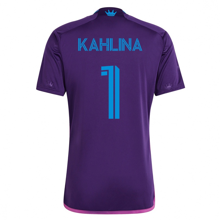 Moteriškas Kristijan Kahlina #1 Violetinė Išvykos Marškinėliai 2023/24 T-Shirt