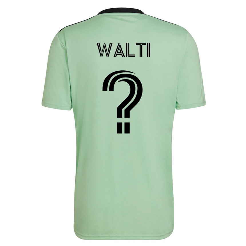 Moteriškas Jackson Wälti #0 Šviesiai Žalia Išvykos Marškinėliai 2023/24 T-Shirt