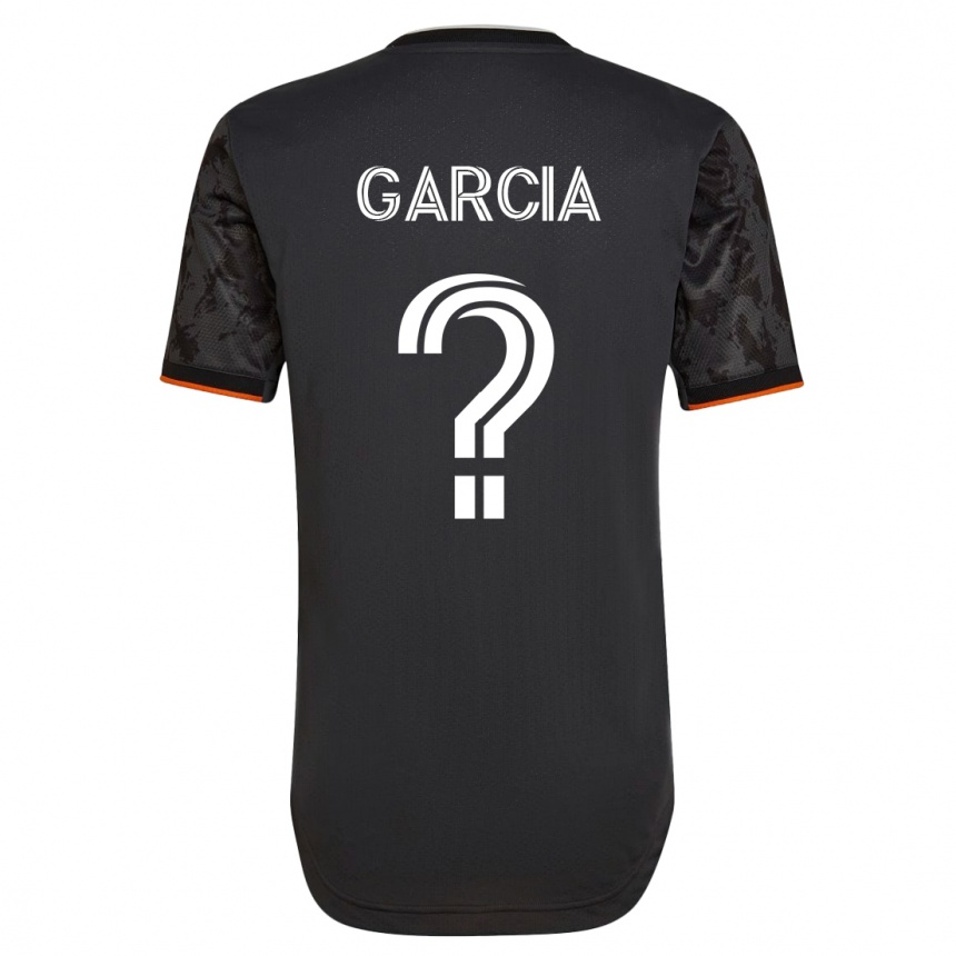 Moteriškas David Garcia #0 Juoda Išvykos Marškinėliai 2023/24 T-Shirt