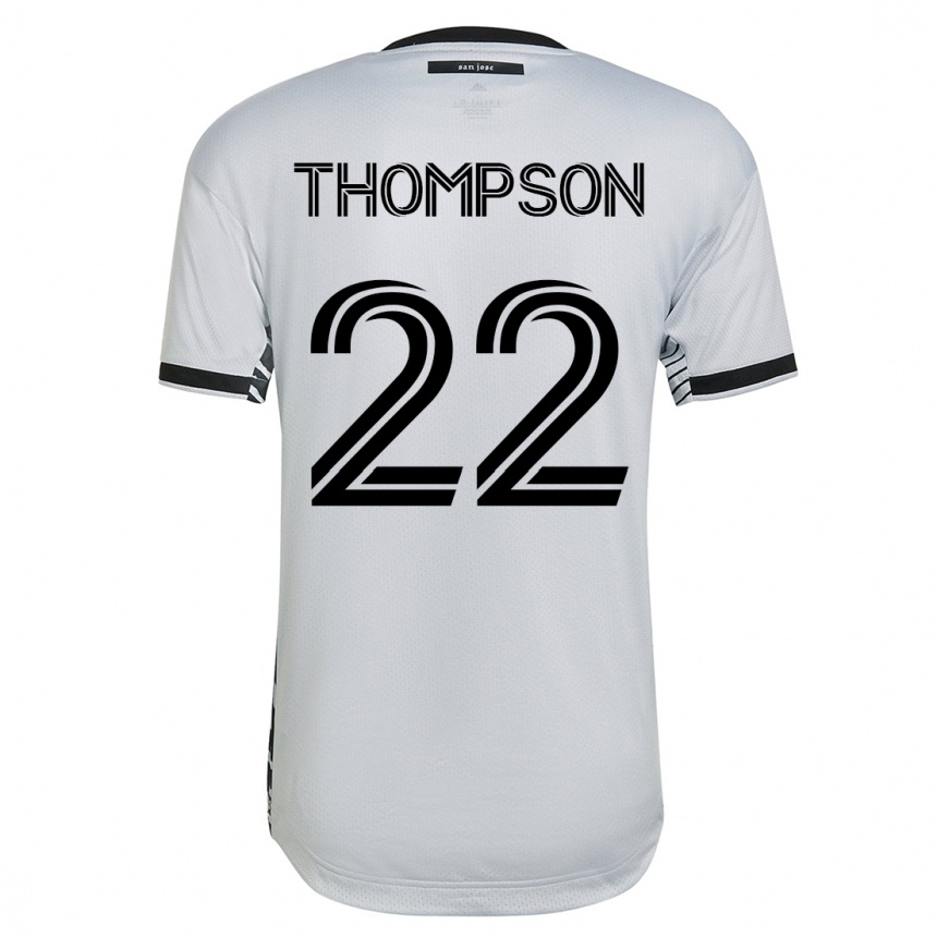 Moteriškas Tommy Thompson #22 Baltas Išvykos Marškinėliai 2023/24 T-Shirt
