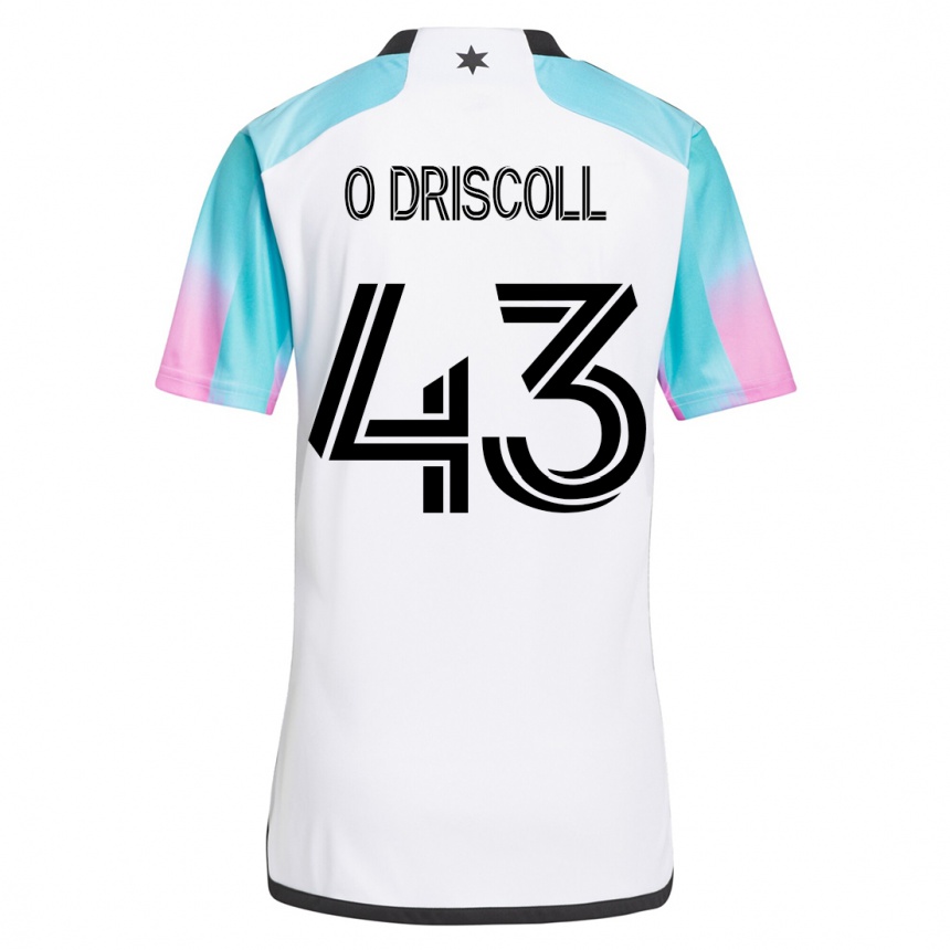 Moteriškas Rory O'driscoll #43 Baltas Išvykos Marškinėliai 2023/24 T-Shirt