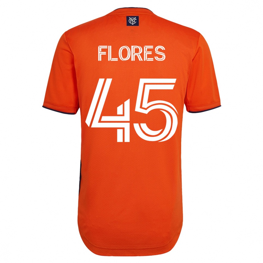 Moteriškas Brian Flores #45 Juoda Išvykos Marškinėliai 2023/24 T-Shirt