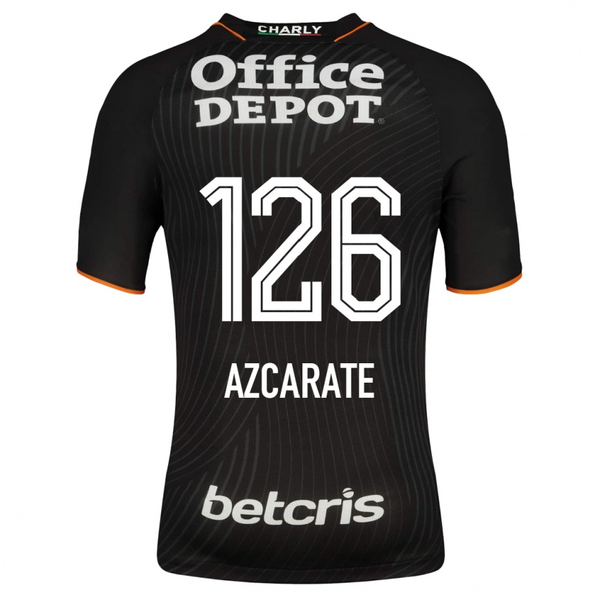 Moteriškas Yerar Azcárate #126 Juoda Išvykos Marškinėliai 2023/24 T-Shirt