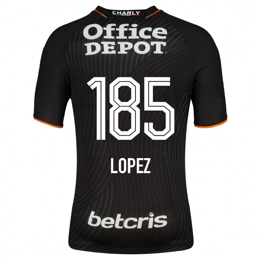 Moteriškas René López #185 Juoda Išvykos Marškinėliai 2023/24 T-Shirt