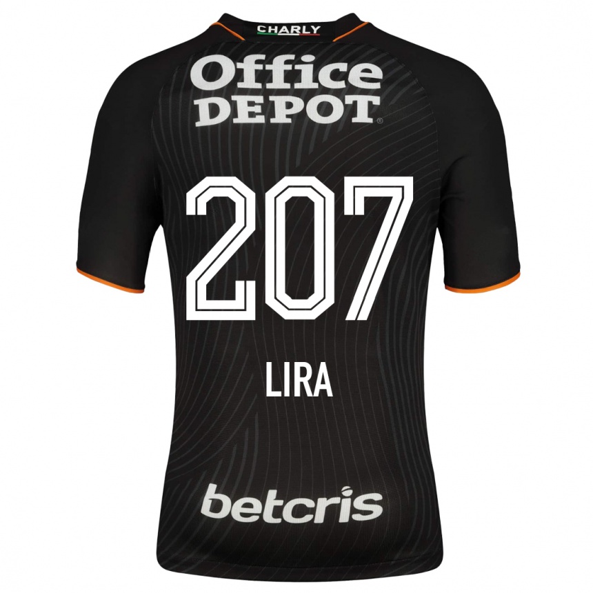 Moteriškas Almir Lira #207 Juoda Išvykos Marškinėliai 2023/24 T-Shirt
