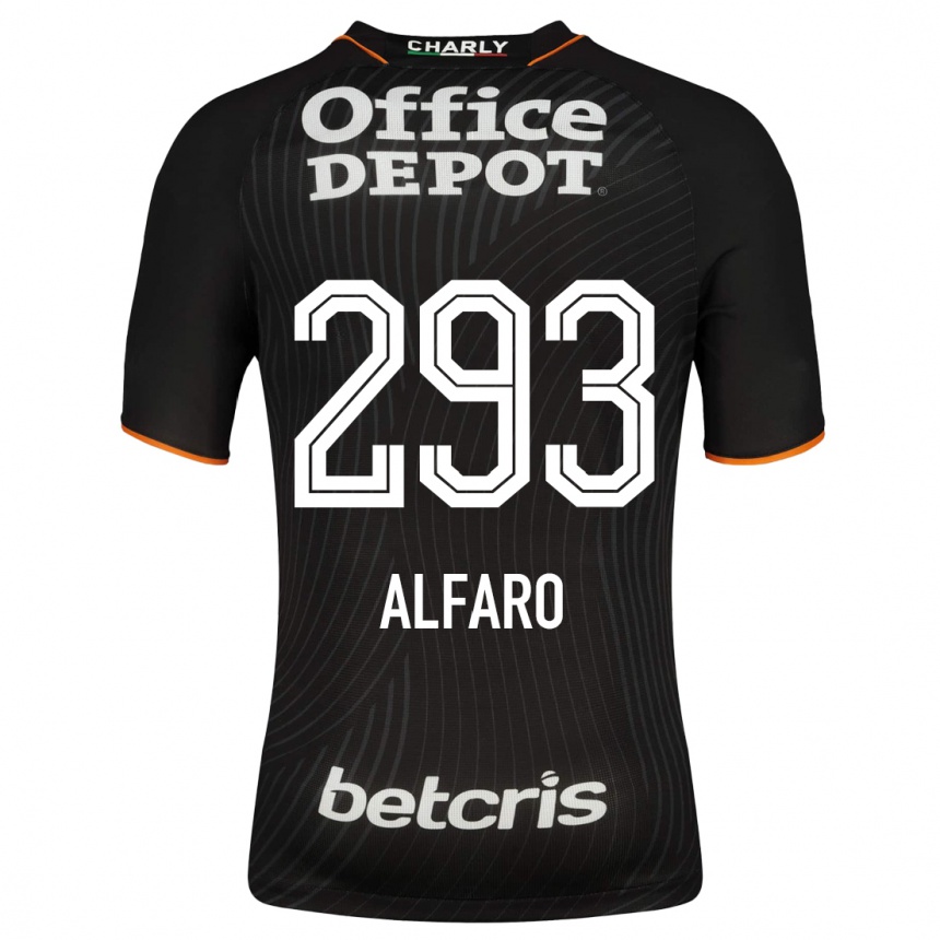 Moteriškas Cristóbal Alfaro #293 Juoda Išvykos Marškinėliai 2023/24 T-Shirt