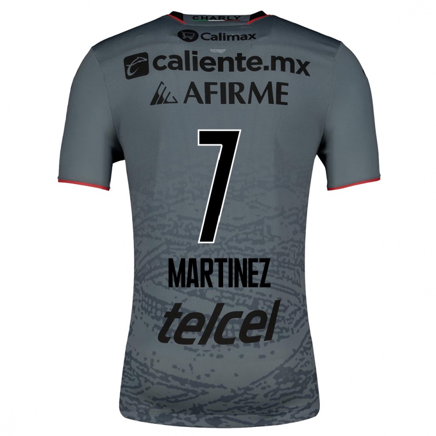 Moteriškas Alejandro Martínez #7 Pilka Išvykos Marškinėliai 2023/24 T-Shirt