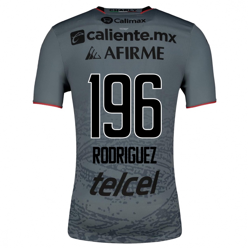 Moteriškas Prince Rodríguez #196 Pilka Išvykos Marškinėliai 2023/24 T-Shirt