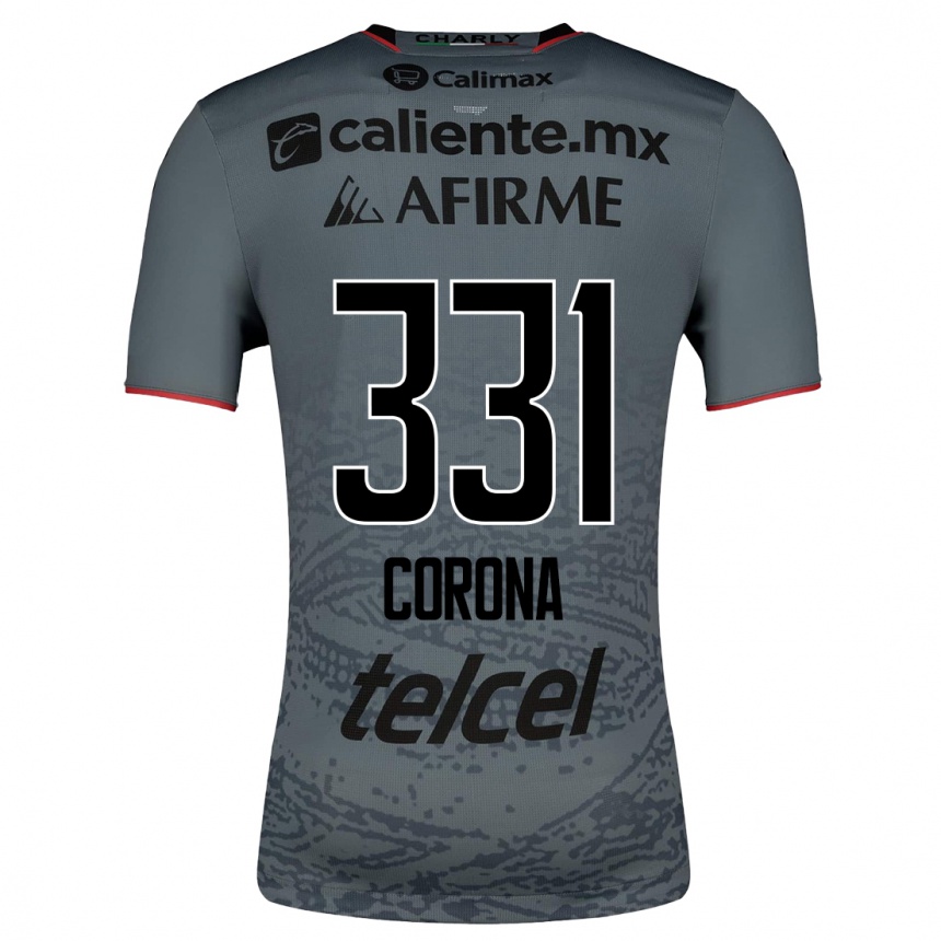 Moteriškas José Corona #331 Pilka Išvykos Marškinėliai 2023/24 T-Shirt