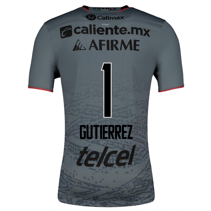 Moteriškas Alejandra Gutiérrez #1 Pilka Išvykos Marškinėliai 2023/24 T-Shirt